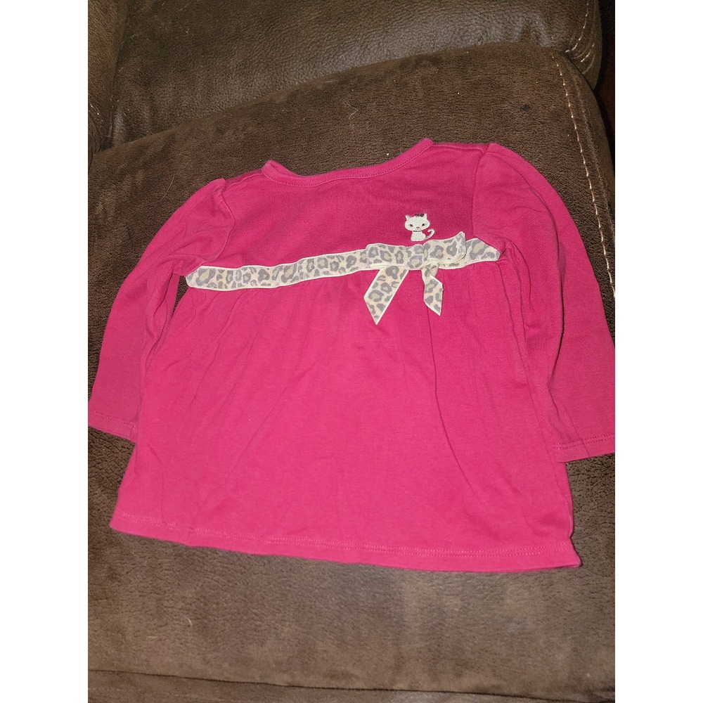 Gymboree layette line glamour kitty‎ red cat top size 12 18 months